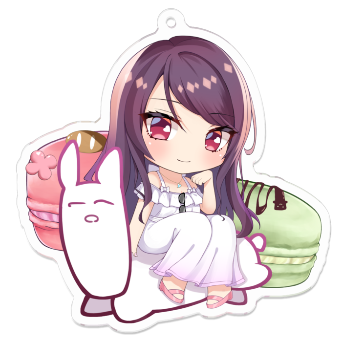 アクリルキーホルダー - 70 x 70 (mm)