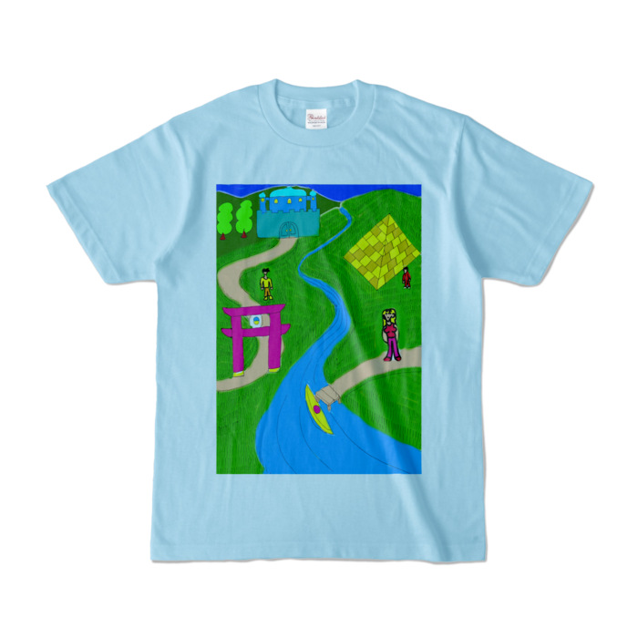 カラーTシャツ - S - ライトブルー (淡色)