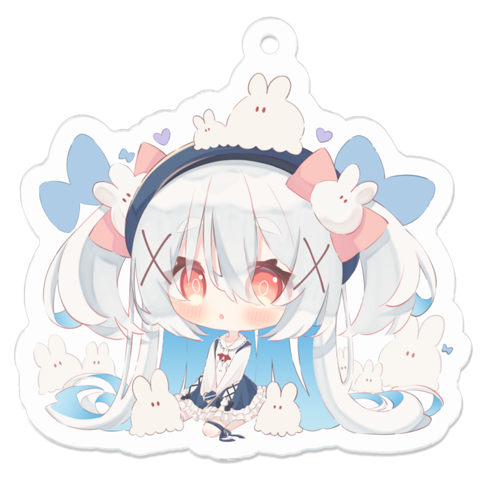 アクリルキーホルダー - 50 x 50 (mm)