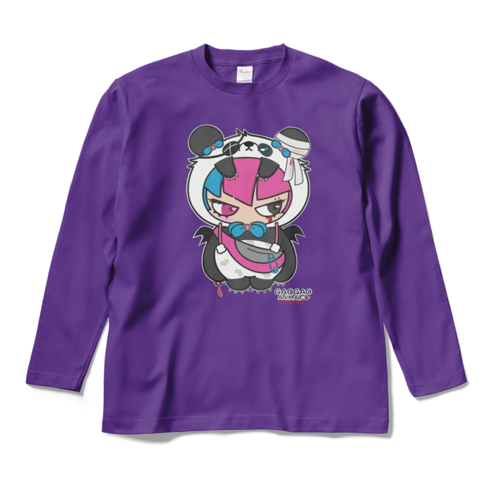ロングスリーブTシャツ - M - パープル