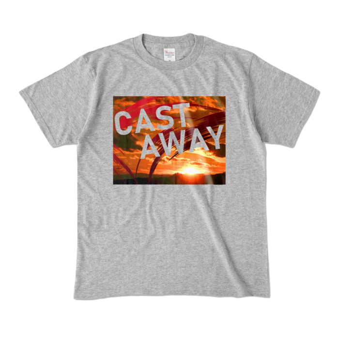 カラーTシャツ - M - 杢グレー (濃色)