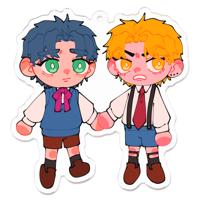 アクリルキーホルダー（コーティング） - 70 x 70 (mm)