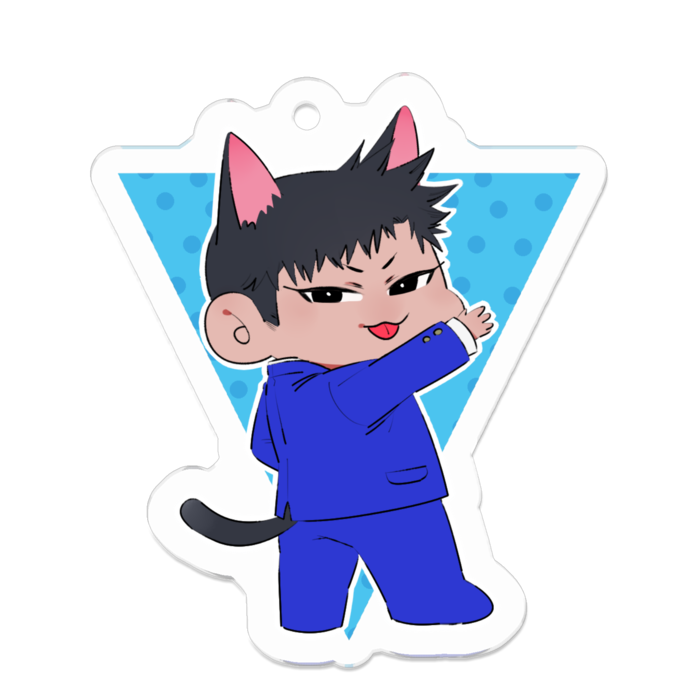 アクリルキーホルダー - 50 x 50 (mm)