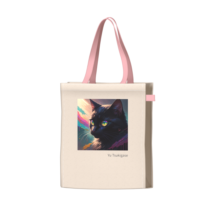 ツートンカラーバッグ - ピンク - W34 × H41 × D14cm