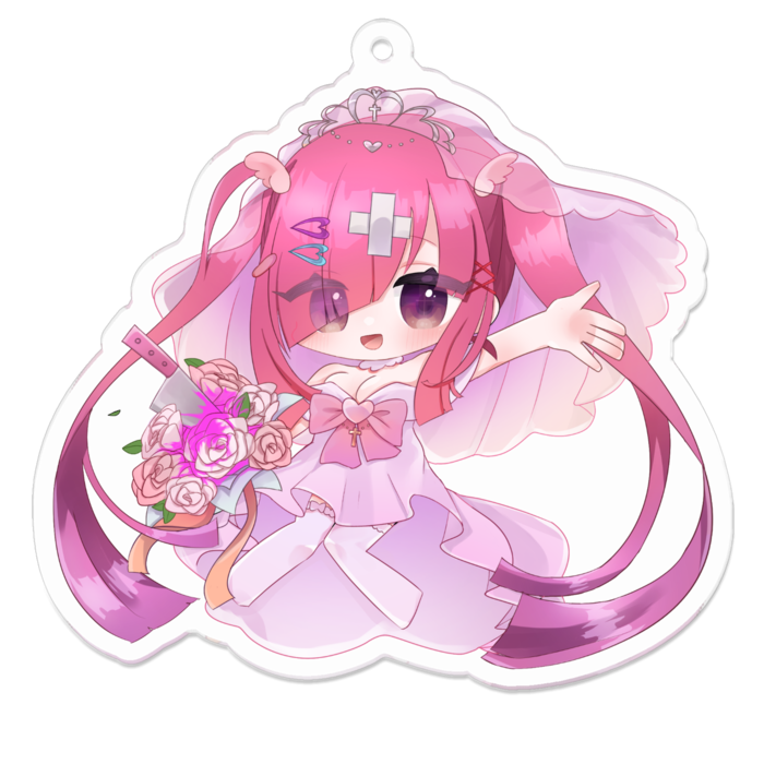アクリルキーホルダー - 70 x 70 (mm)