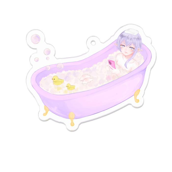 アクリルキーホルダー - 70 x 70 (mm)