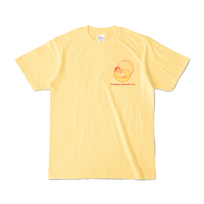 カラーTシャツ - S - ライトイエロー (淡色)