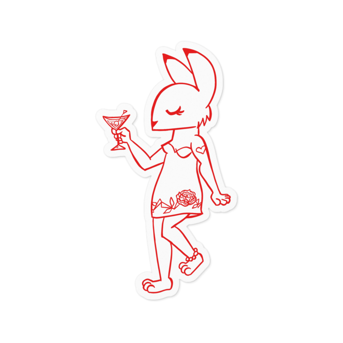 ステッカー - 100 x 100 (mm)