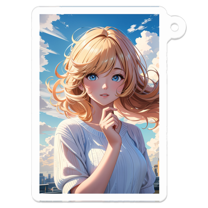 アクリルキーホルダー - 50 x 50 (mm)