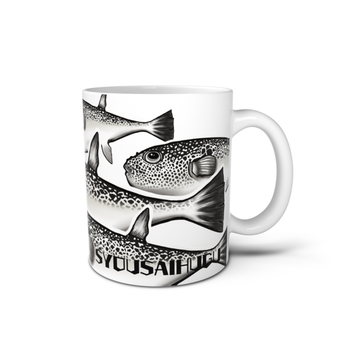 マグカップ（モノクロ） - 直径 8 cm / 高さ 9.5 cm(1)