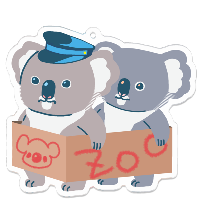 アクリルキーホルダー - 70 x 70 (mm)