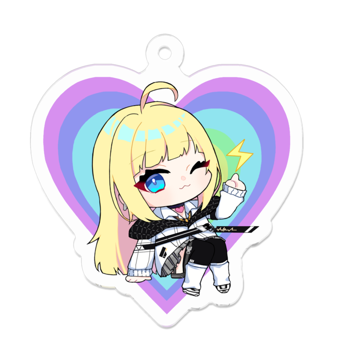 アクリルキーホルダー - 50 x 50 (mm)