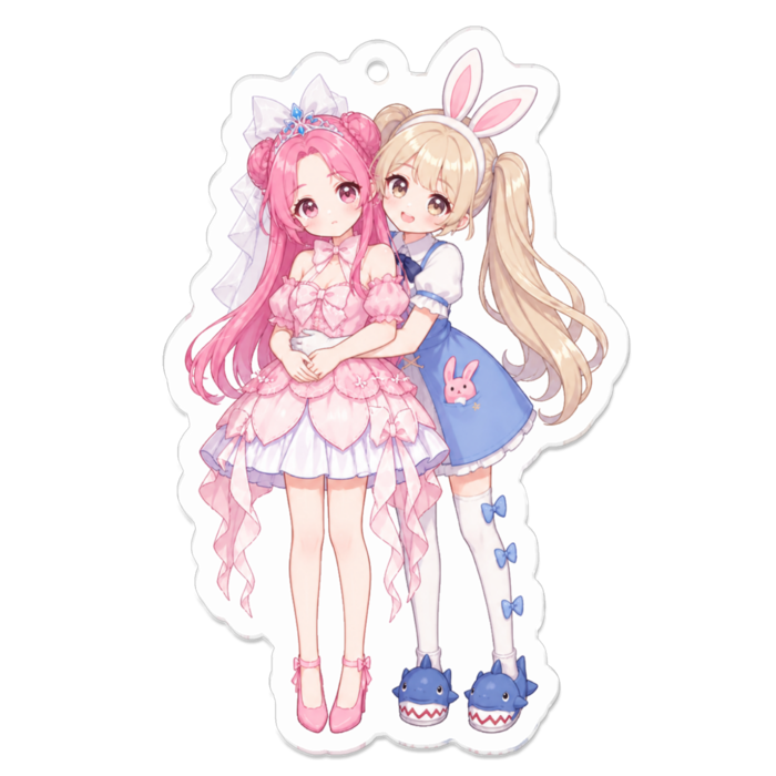 アクリルキーホルダー - 70 x 70 (mm)