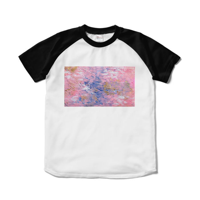 ラグランTシャツ - S - ホワイト×ブラック