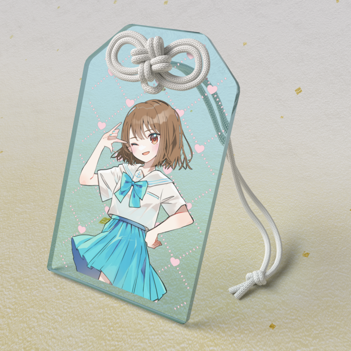 アクリルお守り - 50 × 80mm