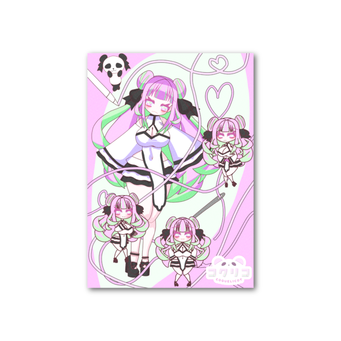 フォト風カード - 縦 - 片面