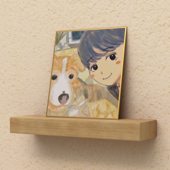 色紙 - ミニ（H135 × W120mm）