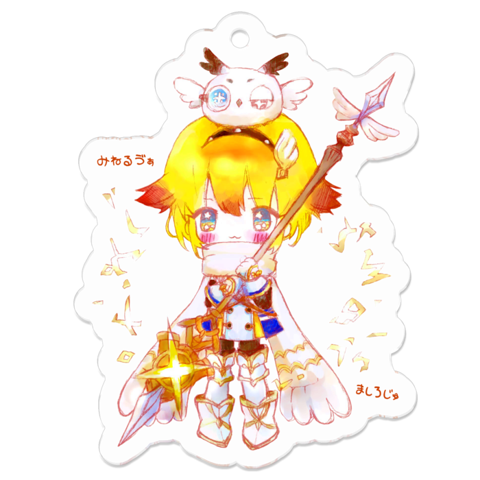 アクリルキーホルダー - 50 x 50 (mm)