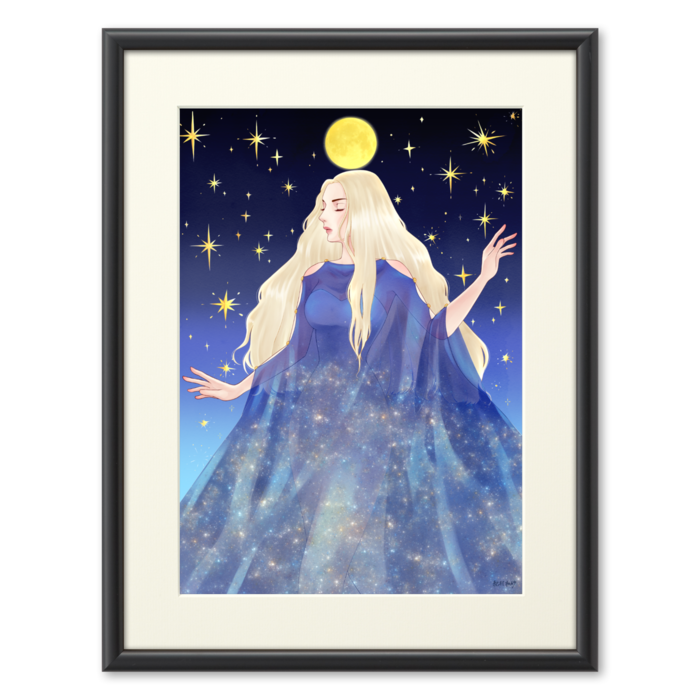 複製画(プリモアート) - A4(額縁・ブラック)