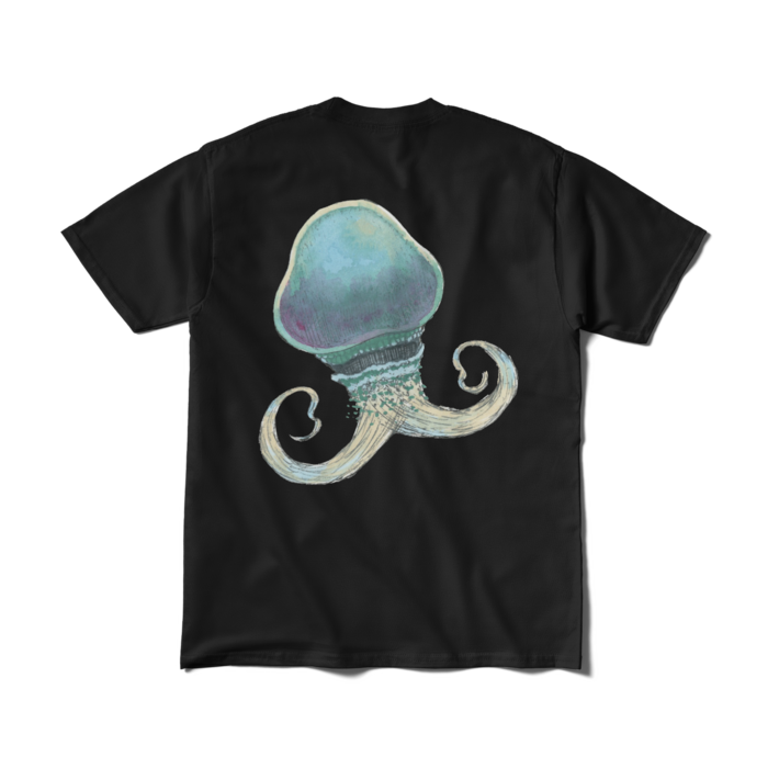 Tシャツ（短納期） - M - ブラック　海月