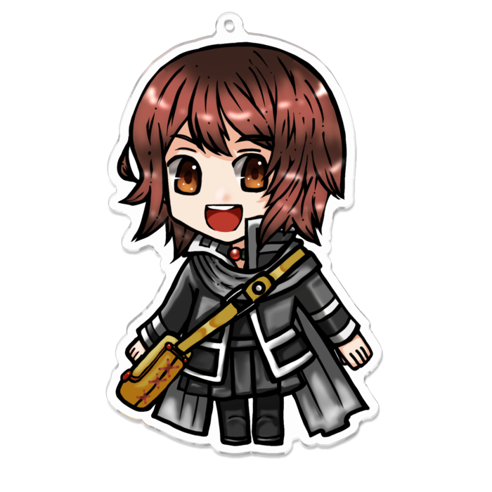 アクリルキーホルダー（コーティング） - 100 x 100 (mm)