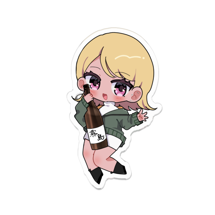 アクリルバッジ - 70 x 70 (mm)