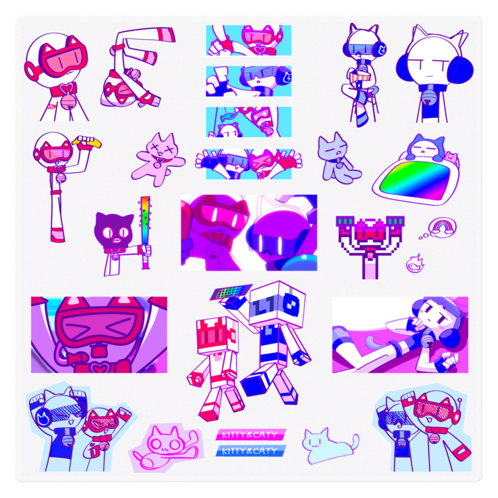 ステッカー - 160 x 160 (mm)