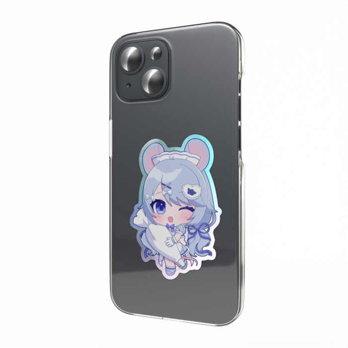 オーロラスマホステッカー - 縦