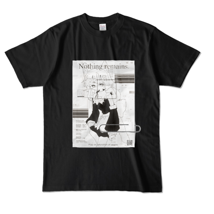 カラーTシャツ - L - ブラック （濃色）
