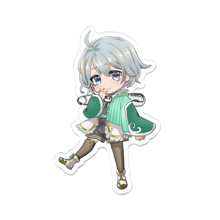 アクリルバッジ - 70 x 70 (mm)-Bluey SD-