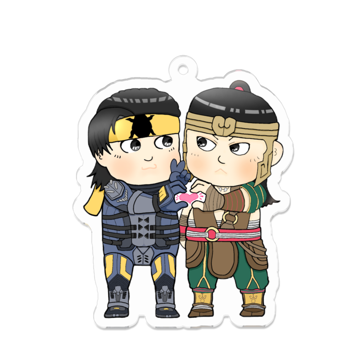 アクリルキーホルダー - 70 x 70 (mm)
