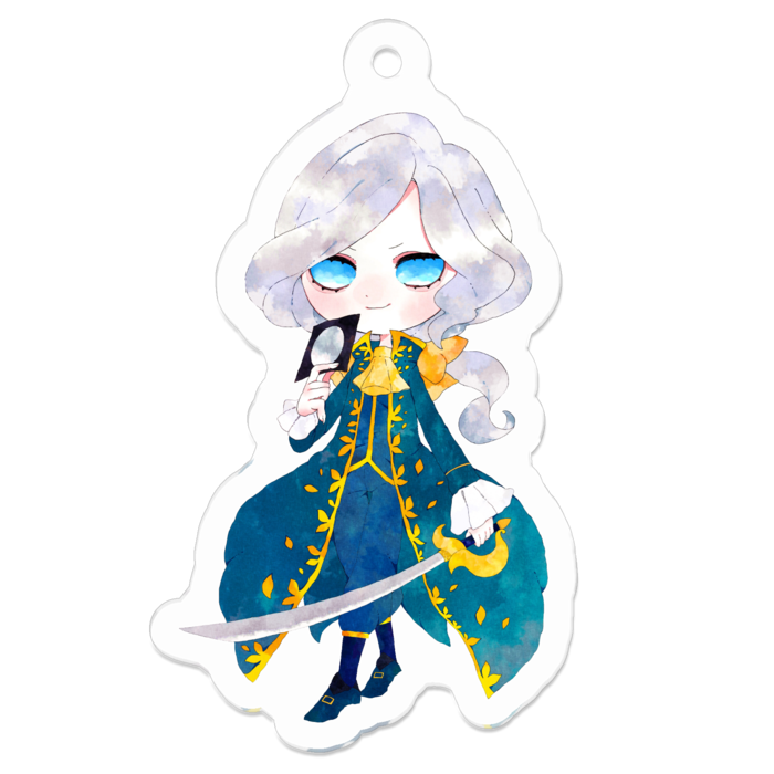 アクリルキーホルダー - 50 x 50 (mm)