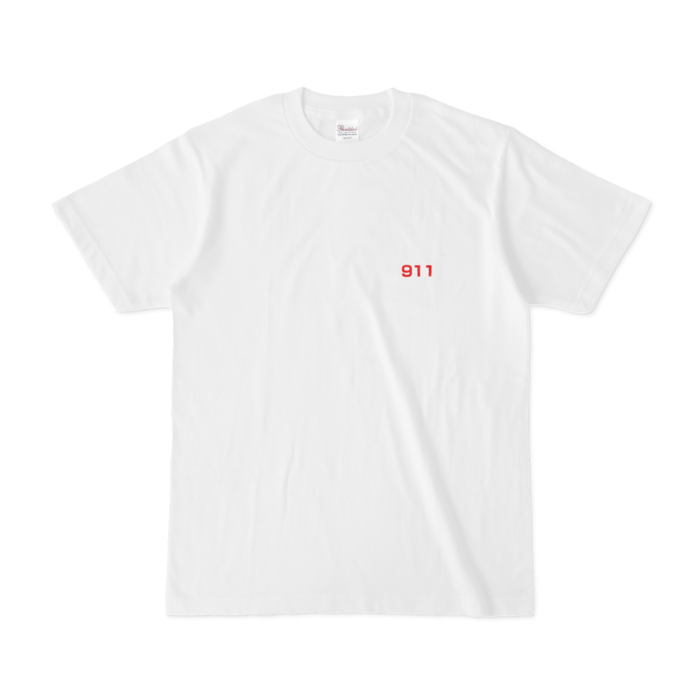 Tシャツ - S - 白(red)