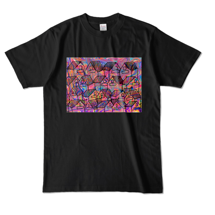カラーTシャツ - L - ブラック (濃色)