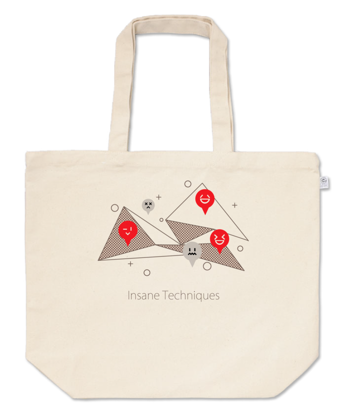 トートバッグ - L - プリント面積中 - ナチュラル