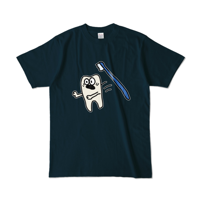 カラーTシャツ - L - ネイビー (濃色)