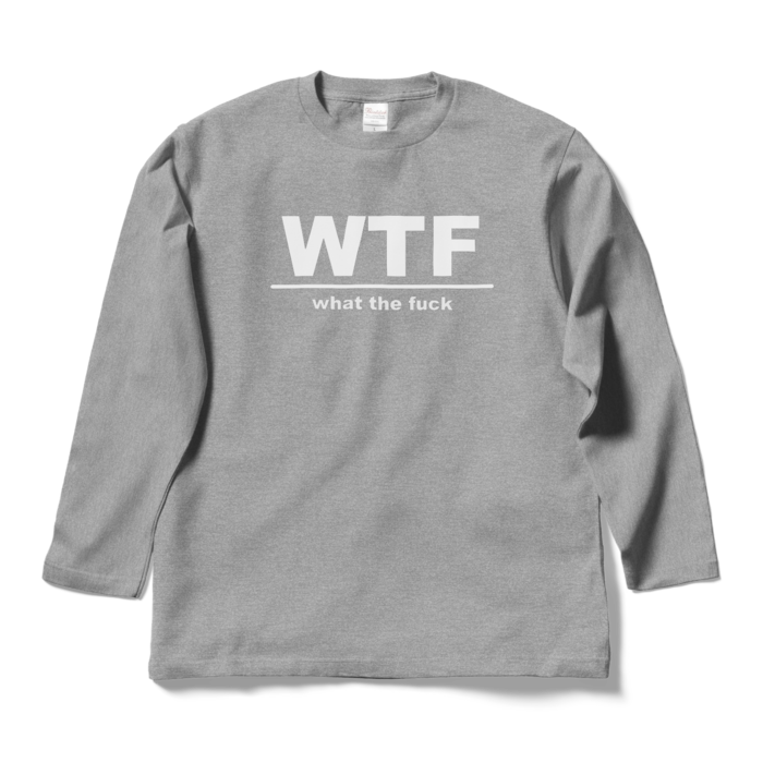 ロングスリーブTシャツ - L - 杢グレー