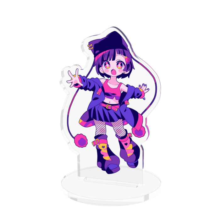 アクリルフィギュア - 70x70mm (楽々浦未空)