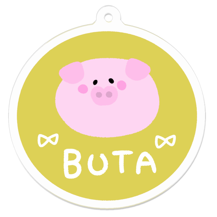 アクリルキーホルダー - 50 x 50 (mm)