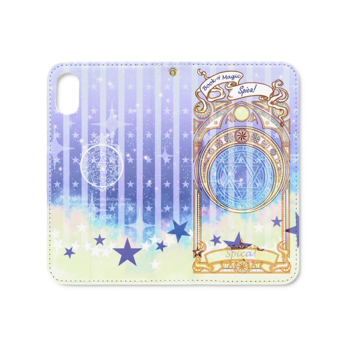 手帳型iPhoneケース（ベルトなし） - iPhone XS / X - ストラップ穴 あり