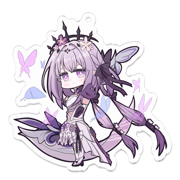 アクリルキーホルダー - 70 x 70 (mm)