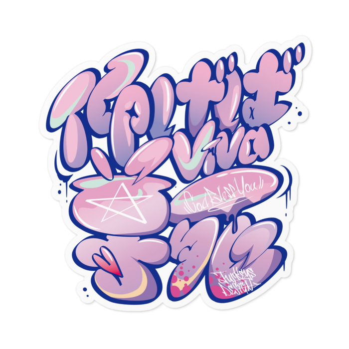 ステッカー - 100 x 100 (mm)