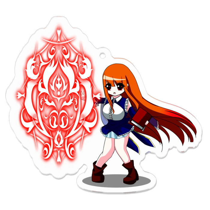 アクリルキーホルダー - 70 x 70 (mm)