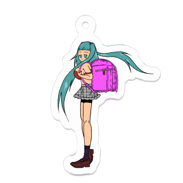 アクリルキーホルダー(コーティング) - 50 x 50 (mm)