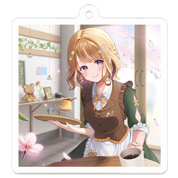 アクリルキーホルダー - 50 x 50 (mm)