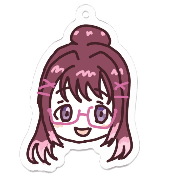 アクリルキーホルダー - 50 x 50 (mm)