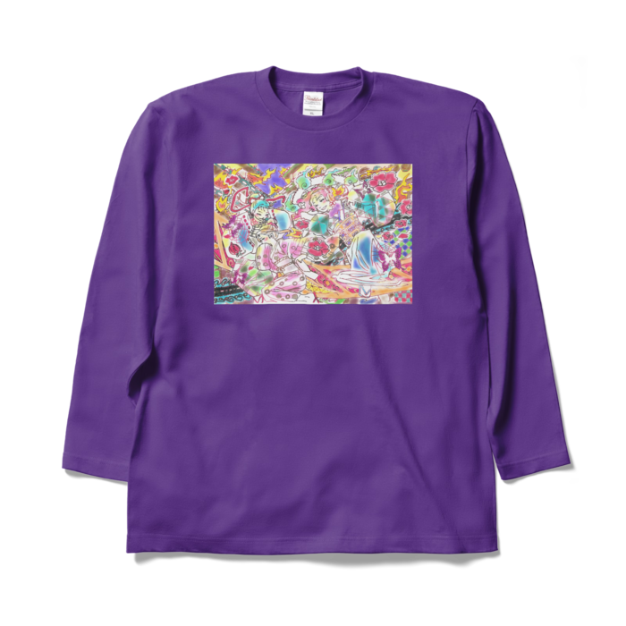ロングスリーブTシャツ - XL - パープル