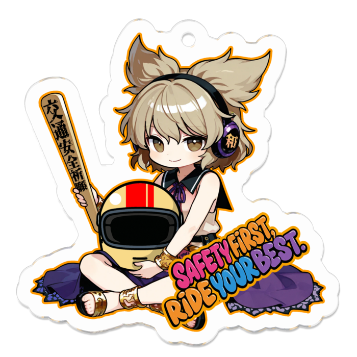 アクリルキーホルダー - 50 x 50 (mm)