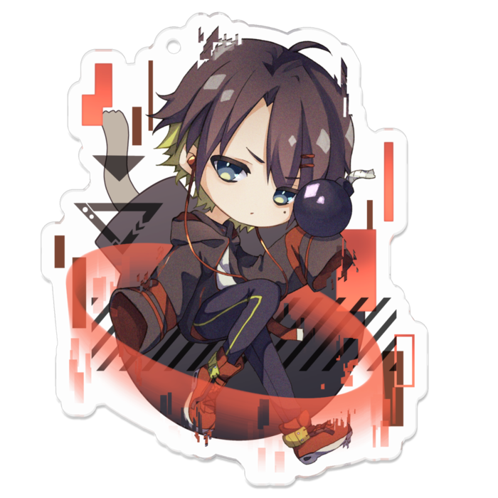 アクリルキーホルダー - 70 x 70 (mm)