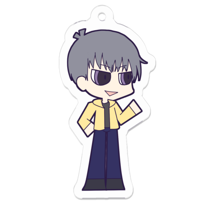 アクリルキーホルダー（コーティング） - 50 x 50 (mm)